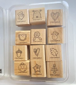 Stampin’ Up! Little Somethings Set 12 gemischte Themenmarken 1998 - Bild 1 von 16