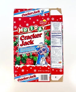 Vintage 2001 Frito Lay Holiday Cracker Jack Marshmallow Popcorn Snack Food Box - Picture 1 of 2
