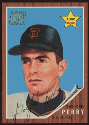 Gaylord Perry Auto #11 1997 Topps Stars Autographed Rookie Reprints Autograph - Image 1 of 3