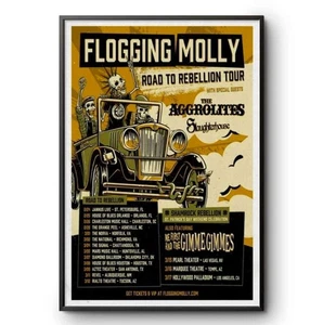 Poster 2025 Fustigazione Molly Road To Rebellion Tour - Foto 1 di 1
