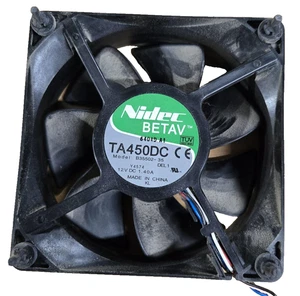 Nidec Beta V TA450DC 12V DC Cooling Fan 3-Wire 6-Pin Connector Brushless 7-Blade - Picture 1 of 7