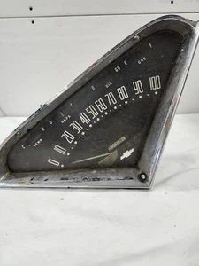 1955-59 Chevy Truck Speedometer Guage Cluster Used Oem Not Tested - Picture 1 of 8