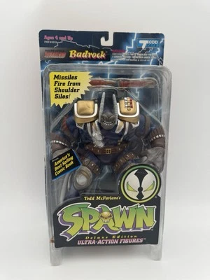 Figura de acción McFarlane Spawn Badrock Ultra edición de lujo 1995 de colección Foto 1 de 4