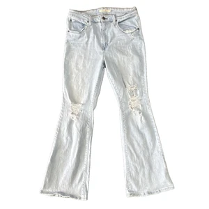 Jeans Levi's donna lavaggio leggero 726 svasato effetto invecchiato taglia 31 - Foto 1 di 11