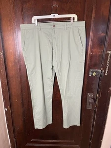 Wetterfeste Vintage Slim Fit Premium Stretch Herrenhose 38x30 (40x29) Neu mit Etikett grün - Bild 1 von 10