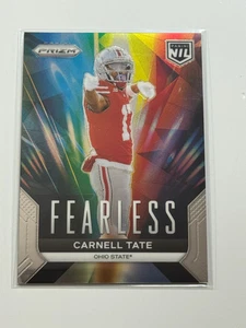 Panini Ohio State Prizm Fearless #3 Carnell Tate 2025 - Imagen 1 de 2