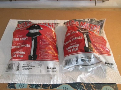 2 Malibu Intermatic 4 Watt Low Voltage Outdoor Lamp ML 10401/LX1 Tier Path Light - Image 1 of 4