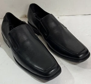 Perry Ellis Portfolio Mateo Dress Shoe Square Toe Men's Size 9 Color Black - Picture 1 of 8