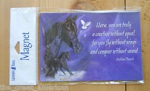 Schlanker Baum Flexibler Magnet Pferd Wirklich Kreatur OHNE GLEICHE FLIEGE OHNE FLÜGEL - Bild 1 von 1