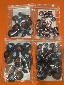 Kill Team Nightmare Acrylic Set Tac Ops Action Point Limit Modifier Tokens PROMO - Picture 1 of 5