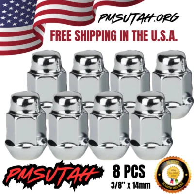 Bulge Lug Nuts 2011–2012 Polaris RZR S 800 LE UTV Wheel Rim Nut Tapered Chrome - Image 1 of 4