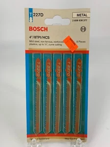Bosch Jigsaw Blades Model T227D Package of 5 Blades NOS Original Package - Picture 1 of 1