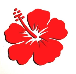 HIBISCUS HAWAIIAN FLOWER VINYL DECAL STICKER 3 Inch or 5 Inch - Bild 1 von 6