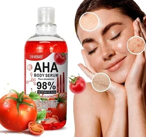 AHA Body Serum Plus L-Glutathione Tomato Extract Brightening Face Serum 500ml - Picture 1 of 8