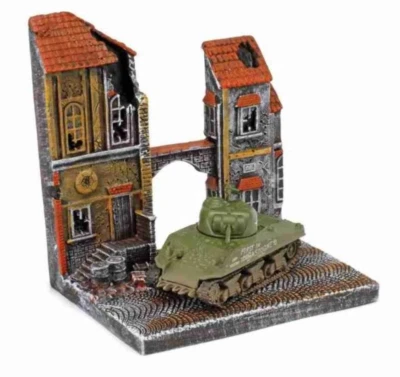 Diorama M4A3 Sherman Tank 1:64 Johnny Lightning Limited Edition Metal Miniature - Image 1 of 2