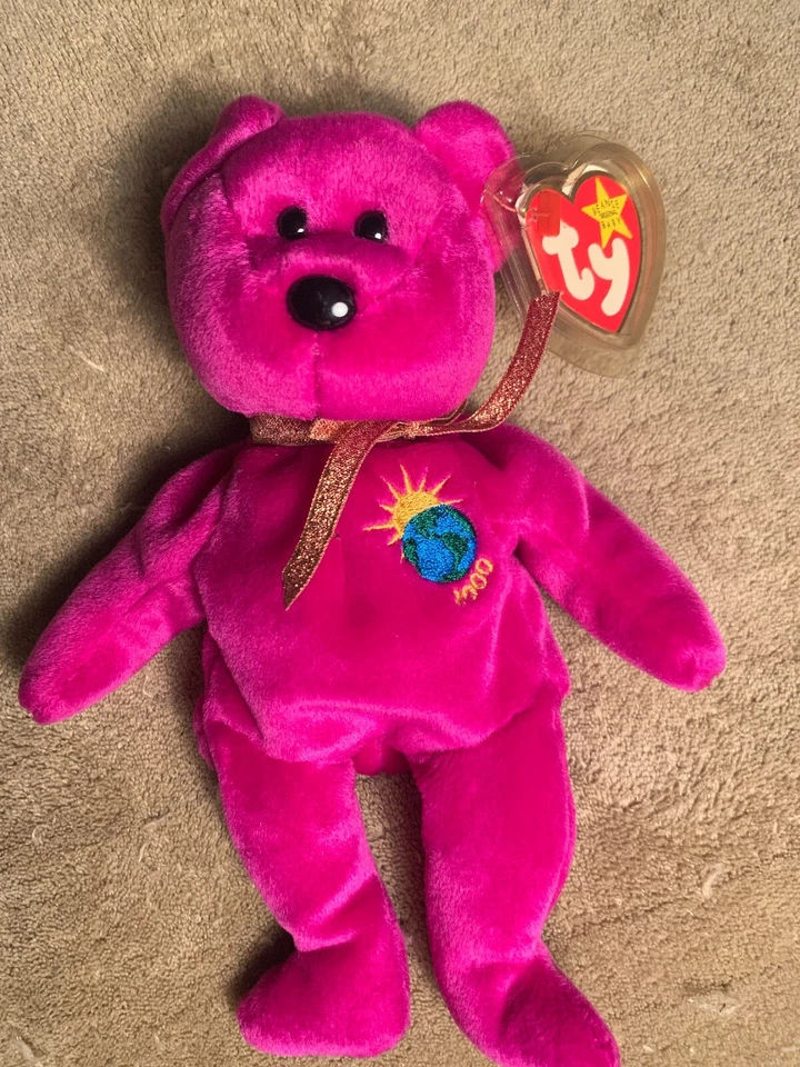 TY 1999-2000 Millennium Beanie Baby Teddy Bear - Image 1 of 4