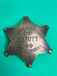 Novelty badge: Arizona Territory Deputy U.S. Marshal - Picture 1 of 2