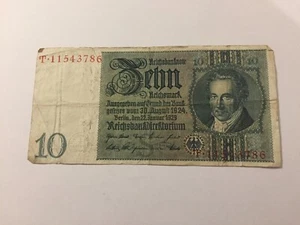 Tickets Germany 10 Marks 1924 - Picture 1 of 2