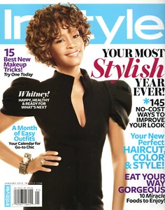 IN STYLE Magazine January 2010 Whitney Houston Your Most Stylish Year Ever - Picture 1 of 3