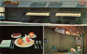 Postcard Baur's Restaurant Denver Colorado CO Originators of Ice Cream Soda - Picture 1 of 2