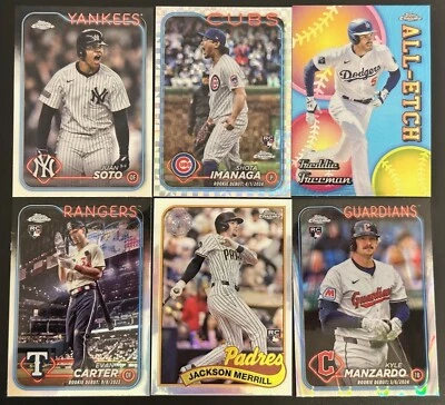 2024 Topps Chrome Update Baseball  - Refractors, Rookies & Inserts -  You Pick! - Image 1 of 2
