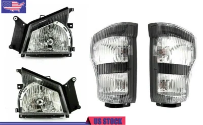 Juego de 4 faros + luces de esquina para GMC W3500 Forward 2007 W3S042 06-07 GMC Foto 1 de 4