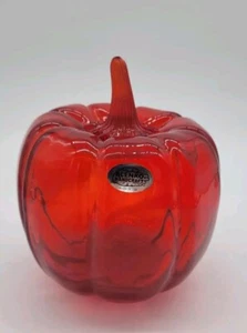 Blenko Limited Release 9355L Coral Pumpkin Handsigniert von John Blenko - Bild 1 von 6