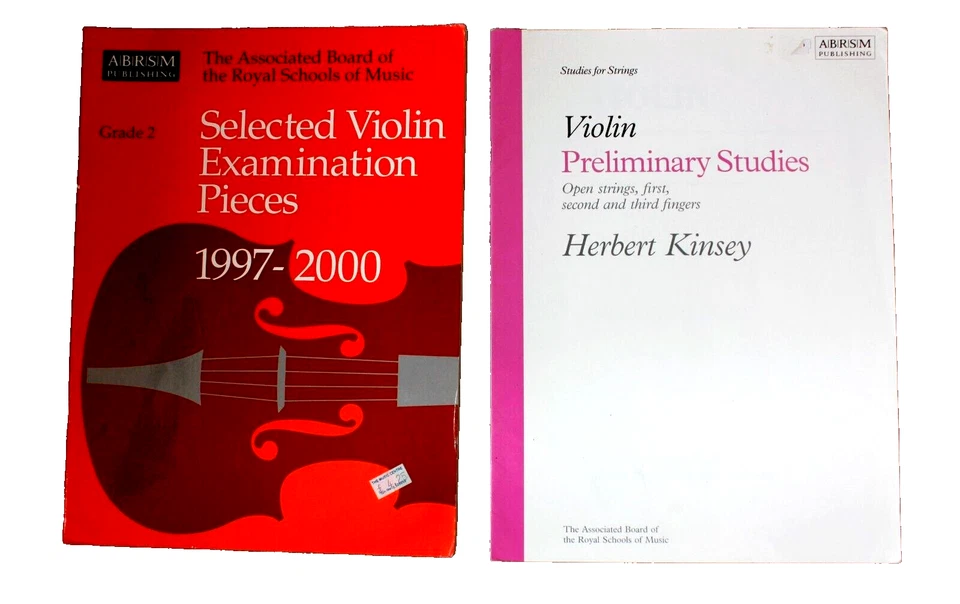 Violin Exam Pieces Lot Preliminary Studies Music Books - Image 1 of 4