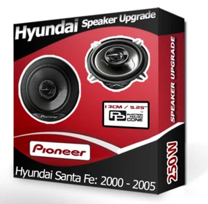 Hyundai Santa Fe Puerta Trasera Altavoces Pioneer 13.3cm 13cm para Coche 250W - Imagen 1 de 1