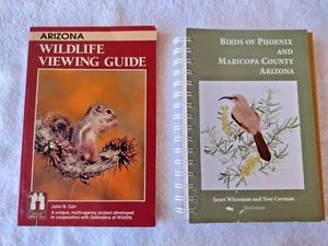 2 Book Lot Birds of Phoenix & Maricopa County & Wildlife Viewing Guide Arizona - Picture 1 of 7