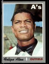 1970 Topps Baseball Felipe Alou Oakland Athletics #434