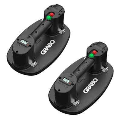 GRABO 2-Pack Pro-Lifter 20 Battery Op Vacuum Pump | US Dealer Free Ship/Returns