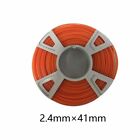 Reliable For Stihl Trimmer Wire with 2 4mm Diameter 41m Round Orange Line