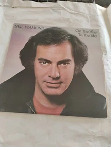 Neil Diamond On The Way To The Sky Columbia Records Vinyl Record Great Shape - Imagen 1 de 4