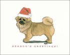 New ListingTibetan Spaniel Christmas Cards ~ Dog in Santa Hat ~ 8 Cards & Envelopes