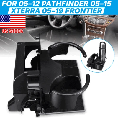 Portavasos consola central trasera para Nissan Frontier Xterra 96965-ZP00C 2006-2019 Foto 1 de 4