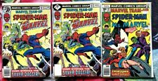 Marvel Team-Up-Spider-Man  & Ms.Marvel #62, 77 & variant 77 VF
