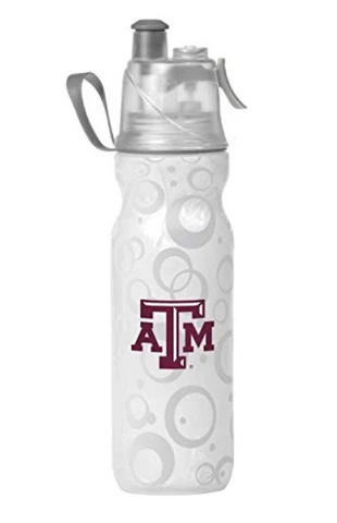 NCAA Texas A&M Mist N' Sip Water Bottle 20 oz Cover