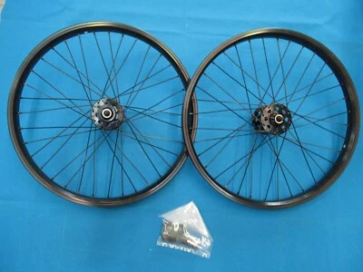 Juego de llantas de rueda libre SE Racing BMX negras 20" x 24 mm 36 orificios 1 velocidad con cojinete de sellado Foto 1 de 4