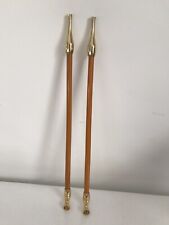 A pair of Japanese Late Showa Period Smoking Pipes (Kiseru) - 40 cm long