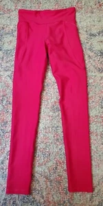 Old Navy Girls Powersoft High Rise Red Leggings-Sz L (10/12)-77%Poly/23% Spandex - Picture 1 of 16