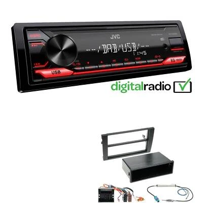 JVC KD-X182DB MP3 DAB+ USB 1-DIN Autoradio für Audi A4 2002-2009 Bose - Bild 1 von 4