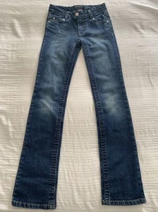 TRACTOR youth Size 12 Blue Jeans Pockets Zip - Picture 1 of 6
