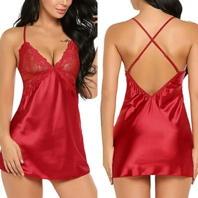 Sexy Lenceria Para Mujer Pijama Babydoll Ropa De Dormir Interior Bata Mujer Foto 1 de 4