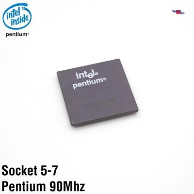 CPU Intel Pentium 90MHZ SX968/P54C/P54CS Processor Socket 5-7 Socket A80502-90 - Image 1 of 2