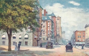 PORTLAND OR - Sixth Street Tuck Postcard - Picture 1 of 2