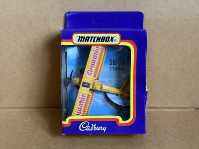 Matchbox Skybusters SB-39 Stearman Bi-Plane, Crunchie, Boxed, 1991, Die Cast. - Image 1 of 4