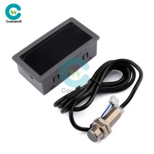 4 Digital LED Tachometer RPM Speed Meter + Hall Proximity Switch Sensor NPN - Picture 1 of 34