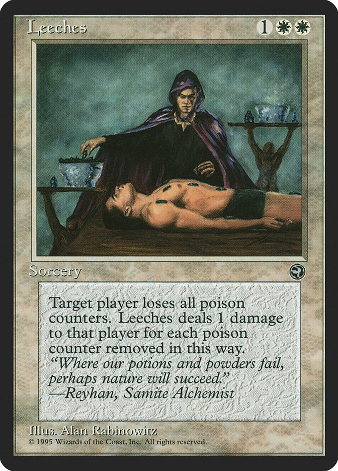 MTG Leeches Homelands Regular Rare - Image 1 of 1