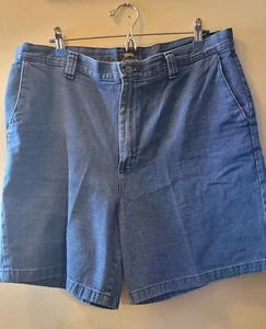 Lee Casuals Dark Wash High Rise 2 Pckt  Cottage Core Denim Shorts WMNS Size 18 M - Picture 1 of 6